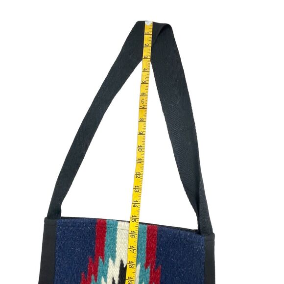 El Paso Saddle Blanket Co Aztec Southwestern Woven Tote Bag Western Boho Rodeo - Picture 4 of 10